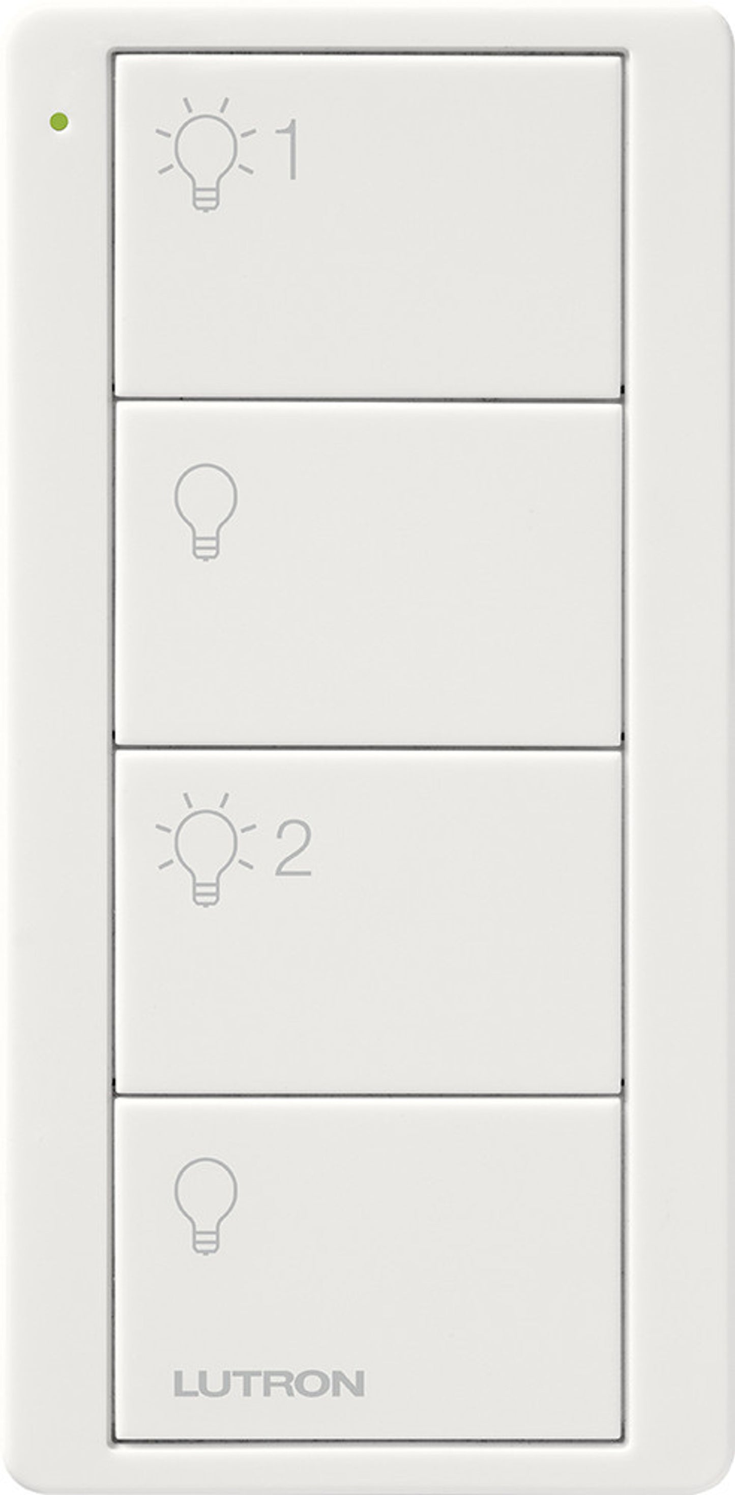 Lutron Pico 4 Button (2 Group Control, Light Icon) | PJ2-4B-GXX-L21