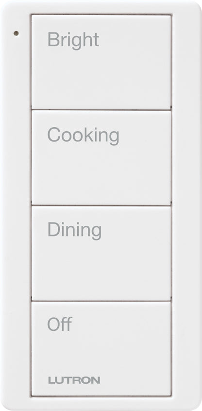 Lutron Pico 4 Button Scene Keypad (Kitchen Text) | PJ2-4B-GXX-P02