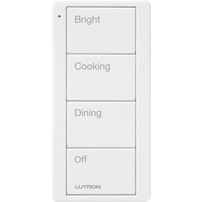 Lutron Pico 4 Button Scene Keypad (Kitchen Text) | PJ2-4B-GXX-P02