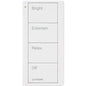 Lutron Pico 4 Button Scene Keypad (Any Room Text) | PJ2-4B-GXX-P03