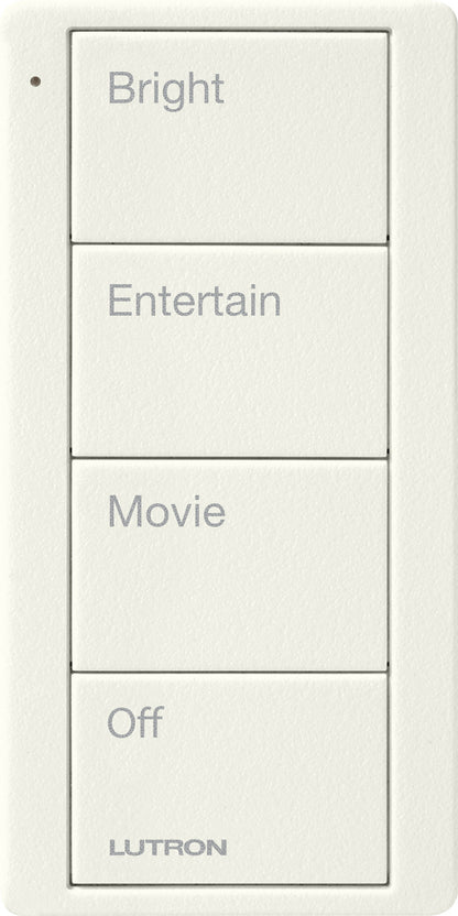 Lutron Pico 4 Button Scene Keypad (Family Room Text) | PJ2-4B-GXX-P01