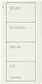 Lutron Pico 4 Button Scene Keypad (Family Room Text) | PJ2-4B-GXX-P01