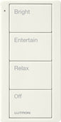 Lutron Pico 4 Button Scene Keypad (Any Room Text) | PJ2-4B-GXX-P03
