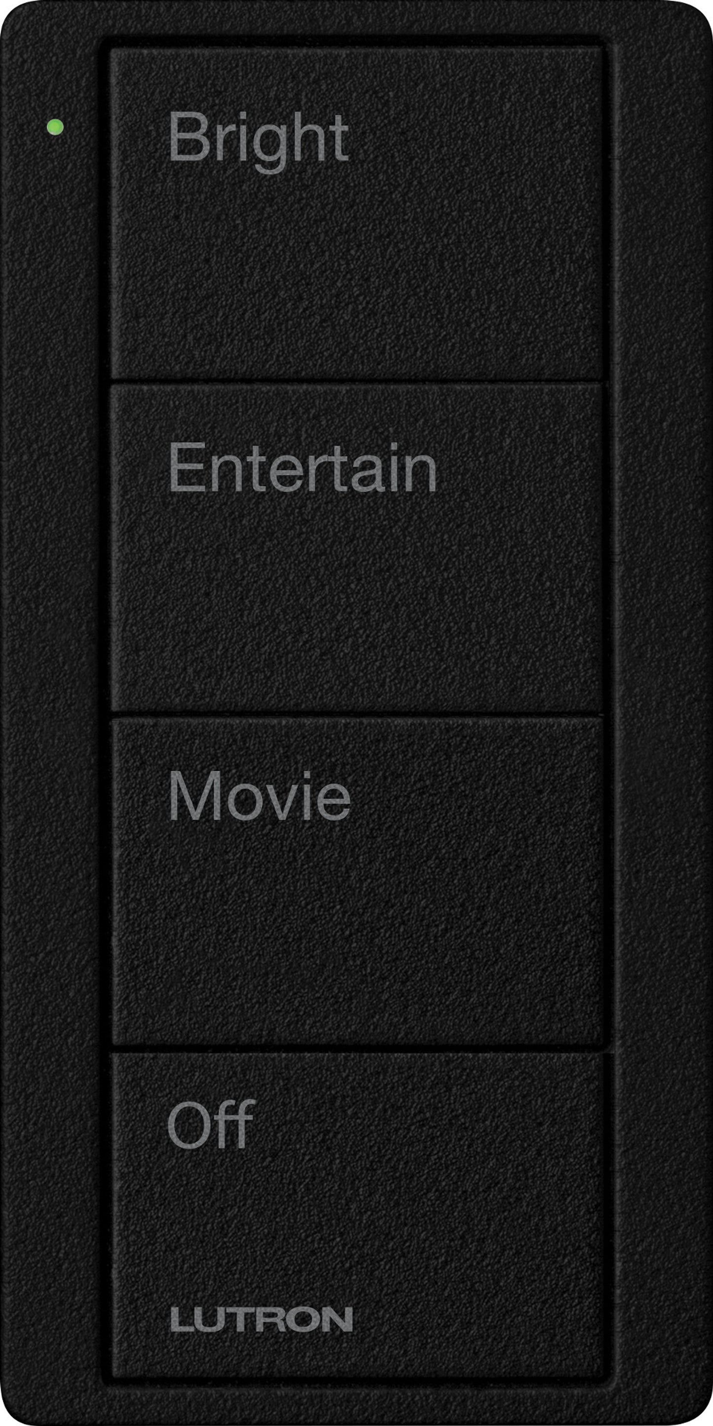 Lutron Pico 4 Button Scene Keypad (Family Room Text) | PJ2-4B-GXX-P01