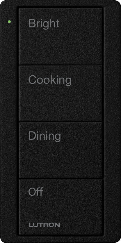 Lutron Pico 4 Button Scene Keypad (Kitchen Text) | PJ2-4B-GXX-P02