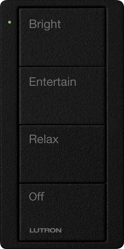 Lutron Pico 4 Button Scene Keypad (Any Room Text) | PJ2-4B-GXX-P03