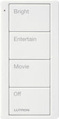 Lutron Pico 4 Button Scene Keypad (Family Room Text) | PJ2-4B-GXX-P01