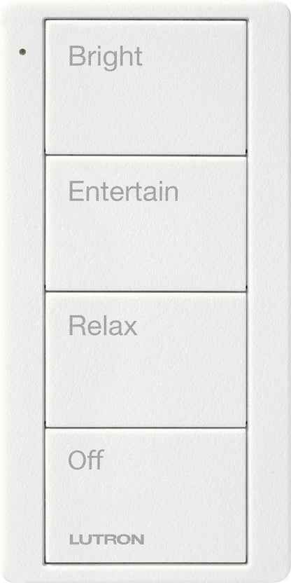 Lutron Pico Smart Remote, 4-Button 4-Group Toggle (Light Icons) | PJ2-4B-XX-L41