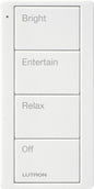 Lutron Pico 4 Button Scene Keypad (Any Room Text) | PJ2-4B-GXX-P03