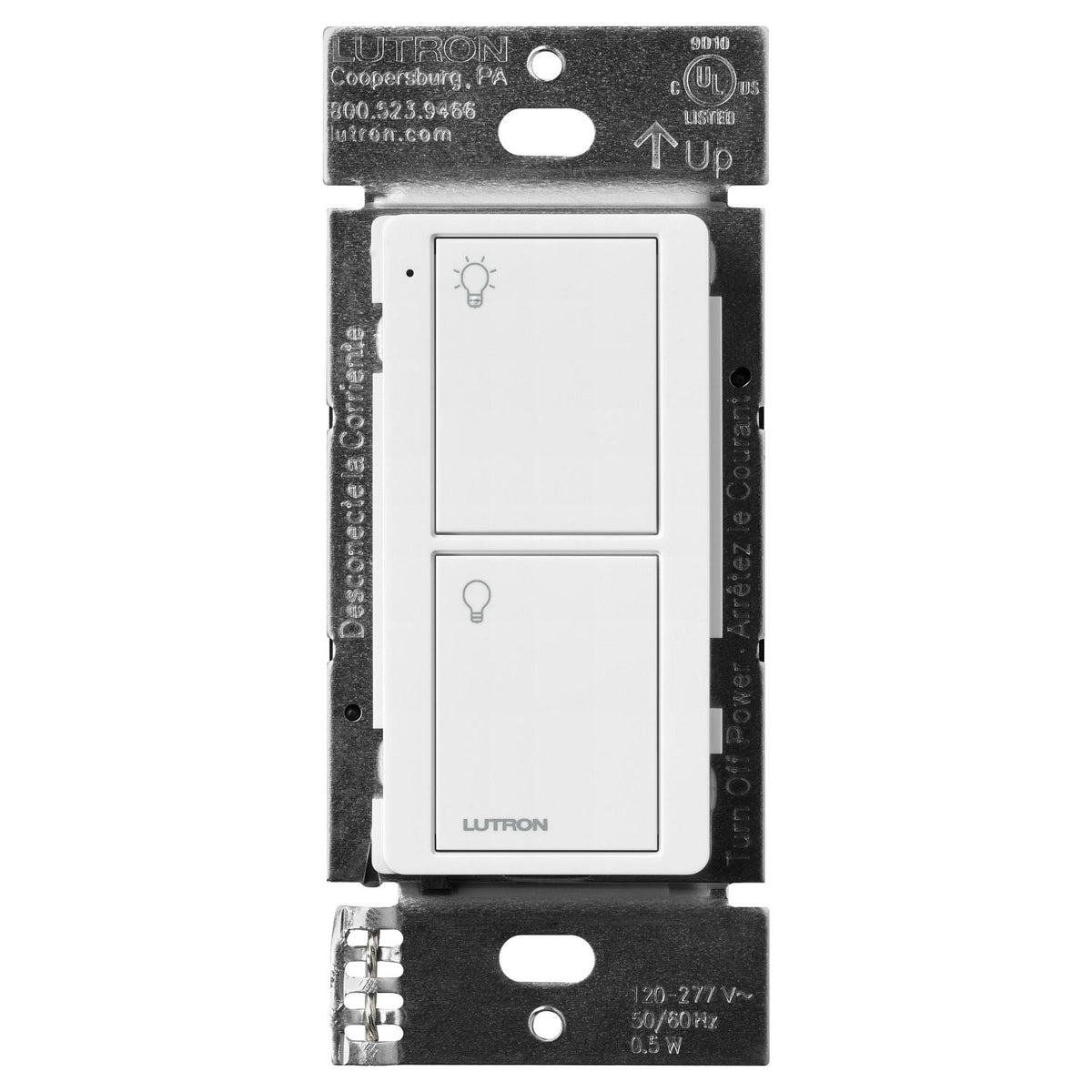 Lutron Pico Line-Powered Wireless Control, 2-Button, 120-277V | PJL-2B-XX-L01