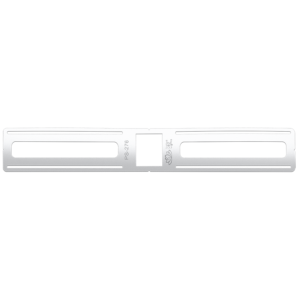 Lotus PS-276 26-inch galvanized-steel Mini Tangra rough-in plate with 2-7/16-inch square opening for L2G-SRT recessed downlight; mounting screws not supplied