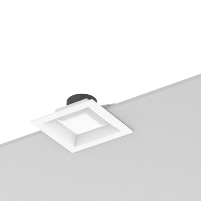 Reno Zeta - 8" Square Commercial Downlight - Selectable Wattage 15/20/25/30/35W - Selectable CCT 2700/3000/3500/4000/5000K - 120-347V - 3-in-1 Dimming | RENO-DL8-MW-DV-MCCT-SQ