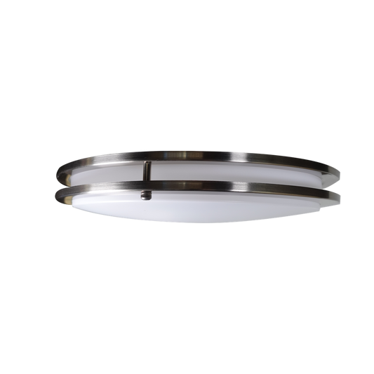 16" Slim Double Ring Ceiling Fixture | RENO-CLD-16"-BN-MW-MCCT-G2