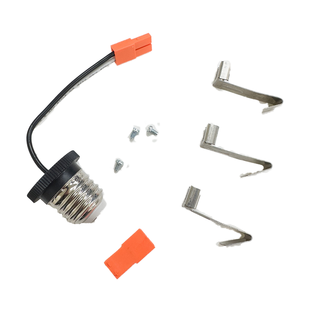 5/6" Recessed Can Retrofit (E26 Adaptor + Mounting Bracket, components for New Construction & Remodeling) | RENO-RC6