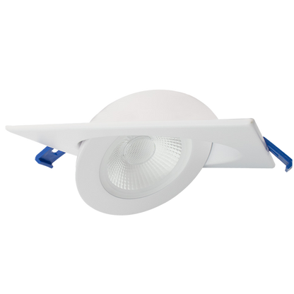 LED Square Floating Gimbal Pot light 4" | RENO-LED-4-S9W-FG-5CCT-XX-SQ