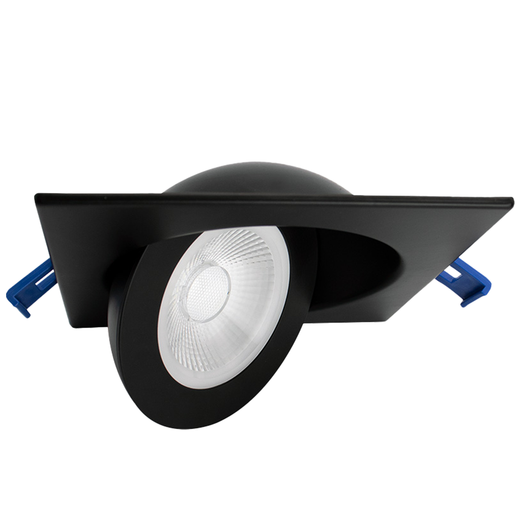 LED Square Floating Gimbal Pot light 4" | RENO-LED-4-S9W-FG-5CCT-XX-SQ