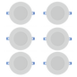 Value Pack: 4" Slim Recessed Downlight | RENO-4-S12W-MCCT-WH-6P