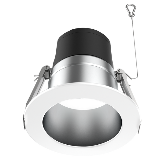 4" Aluminum Commercial Downlight | RENO-DL4-MW-DV-MCCT-AL