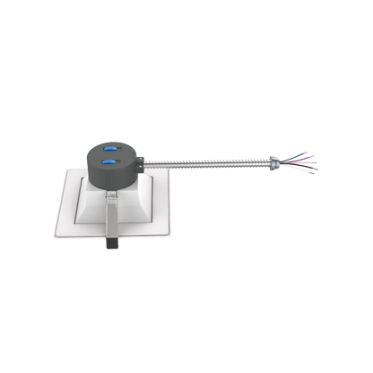 Reno Zeta - 6" Square Commercial Downlight - Selectable Wattage 15/18/22/26/30W - Selectable CCT 2700/3000/3500/4000/5000K - 120-347V - 3-in-1 Dimming | RENO-DL6-MW-DV-MCCT-SQ