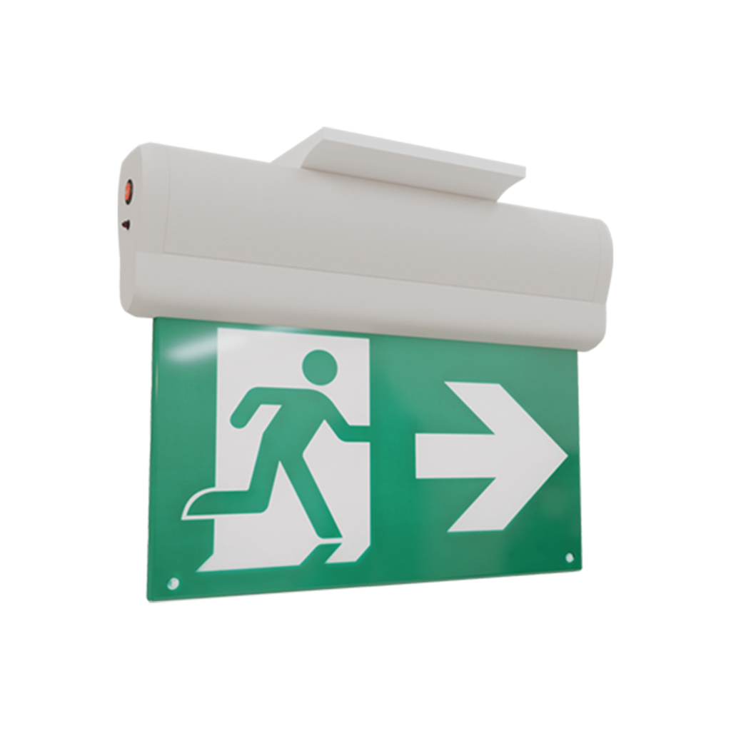 LED Edge-Lit Running Man Sign| 90Mins Battery Back-up | RENO-REL-U