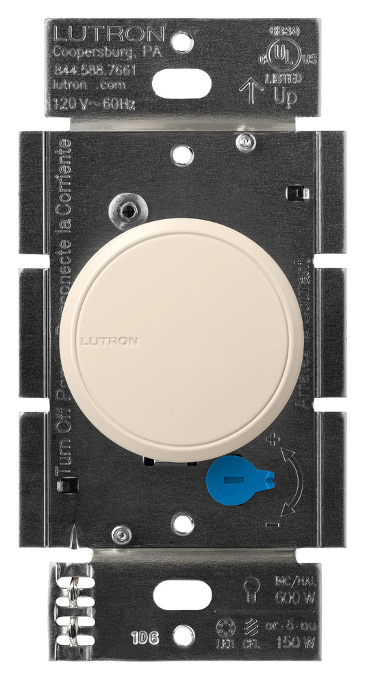 Lutron Dalia LED+ Rotary Dimmer Switch | 150W LED / 600W Inc/Hal | RCL-153PNL