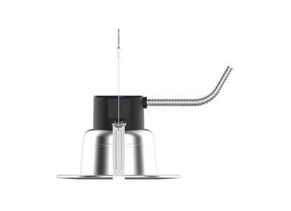 6" Aluminum Commercial Downlight | RENO-DL6-MW-DV-MCCT-AL