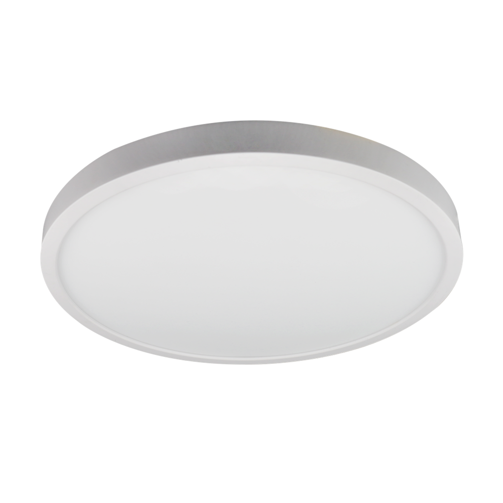 Reno 19" Slim Surface Round — Color: Brushed Nickel