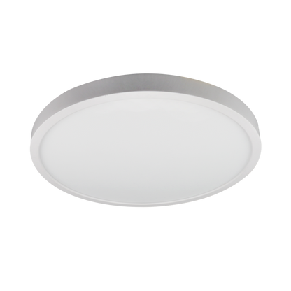 Reno Sol - 5" Slim Surface Round 10W | 600Lm | Selectable CCT 27/30/35/40/50K | 120V | White Finish | CRI 90+ | RENO-S5R-MCCT / R31101