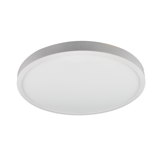 Reno Sol - 5" Slim Surface Round 10W | 600Lm | Selectable CCT 27/30/35/40/50K | 120V | White Finish | CRI 90+ | RENO-S5R-MCCT / R31101