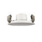 Product Display Visual of the SKU: RF-LED-4-S9W-5CCTWH-PL for Marketing of theLotus 4" Retrofit Round Ultra Slim LED Downlight — 9W, 5CCT Selectable | RF-LED-4-S9W-5CCTWH