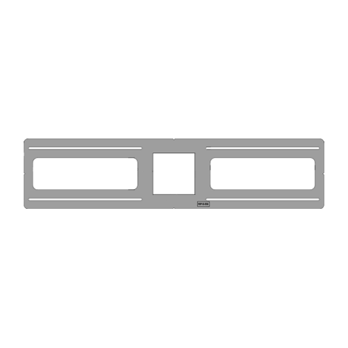 Lotus 3 5/8" Square Hole Flat 26" Rough-in Plate for L3G-SST and L3G-SSW | MOQ 5 | RIP-S-358