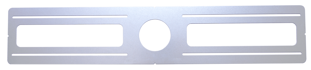 Product Display Visual of the SKU: RIP234 for Marketing of theLotus 2 3/4" Hole Flat 26" Rough-in Plate | RIP234