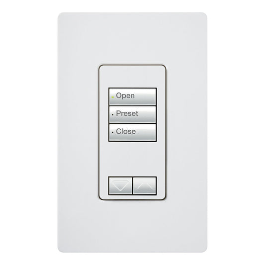 Lutron RadioRA 2 Wall-mount Designer Keypads (3 Button with Raise/Lower) | RRD-W3BRL-XX