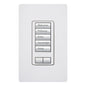 Lutron RadioRA 2 Wall-mount Designer Keypads (5-button keypad with raise/lower) | RRD-W5BRL-XX
