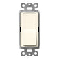 Lutron Claro 15A 4-Way Rocker Switch - Decorator Paddle | SC-4PS
