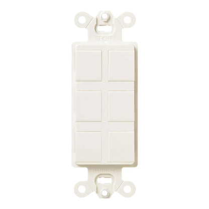 Lutron Field Customizable 6-Port Frame - Satin Color | SC-6PF-XX