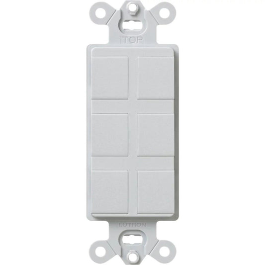 Claro 6-Port Frame, Satin, field customizable in palladium