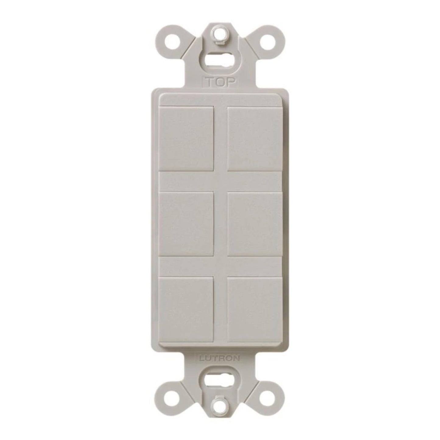 Lutron Field Customizable 6-Port Frame - Satin Color | SC-6PF-XX