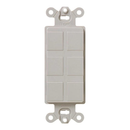 Lutron Field Customizable 6-Port Frame - Satin Color | SC-6PF-XX