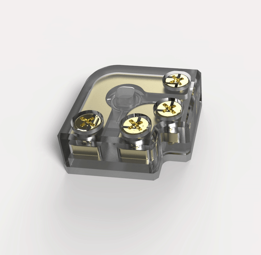 Tape to Tape 90° L-shape Screw Connector for 8mm & 10mm tape light | SC-8-10-TT-9