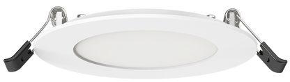 Product Display Visual of the SKU: SC-DL09-D04H-A1-61RE-WH for Marketing of theLotus Lotolite 4" Slim Round Panel LED 1000 lm 9W | SC-DL09-D04H-A1-61RE