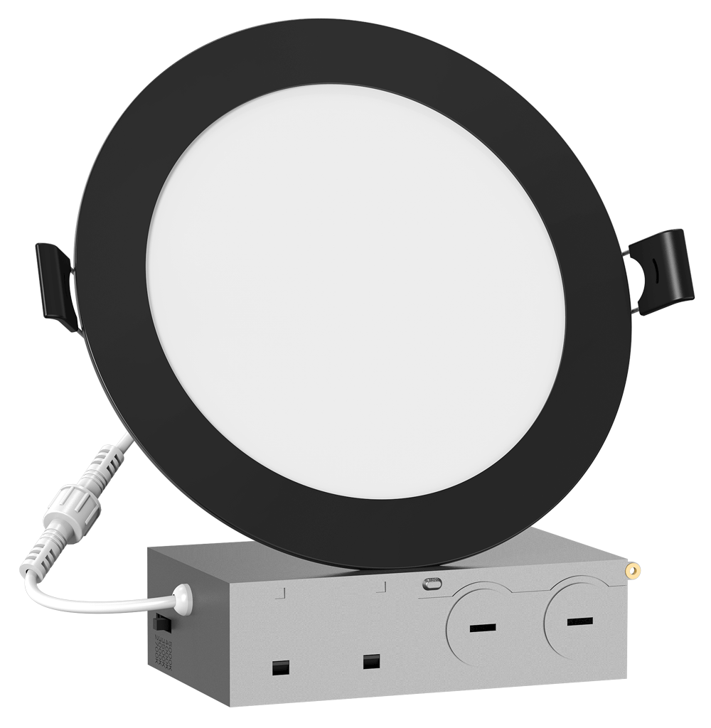 Lotus Lotolite 6" Slim Round Panel LED 12W 5CCT 1400 lm White Type IC Air-Tight Energy Star CRI 90+ | MOQ 28 | SC-DL12-D06H-A1-61RE-WH