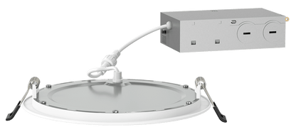 Lotus Lotolite 6" Slim Round Panel LED 12W 5CCT 1400 lm White Type IC Air-Tight Energy Star CRI 90+ | MOQ 28 | SC-DL12-D06H-A1-61RE-WH
