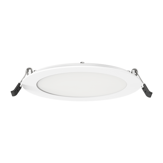 Product Display Visual of the SKU: SC-DL12-D06H-A1-61RE-WH for Marketing of theLotus Lotolite 6" Slim Round Panel LED 1400lm 12W | SC-DL12-D06H-A1-61RE
