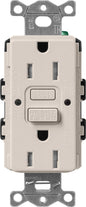 Lutron Tamper-Resistant Self Testing GFCI Receptacles - Satin Color 15A 125V | SCR-15-GFST-XX