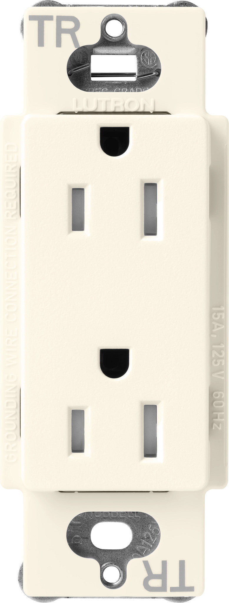 Lutron Tamper-Resistant Receptacles - Satin Color 15A 125V | SCRS-15-TR-XX