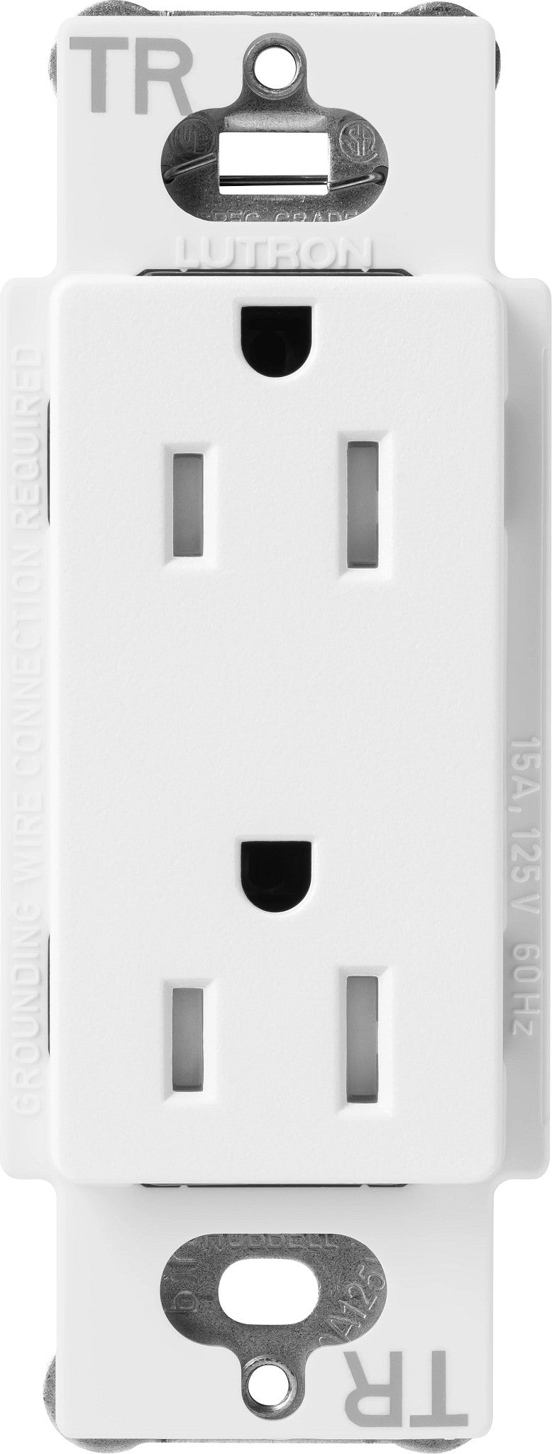 Lutron Tamper-Resistant Receptacles - Satin Color 15A 125V | SCRS-15-TR-XX