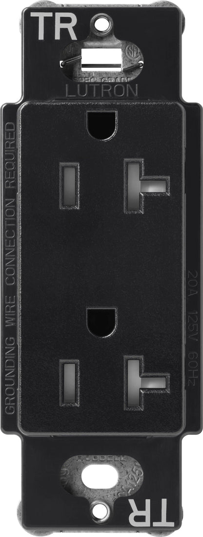 Lutron Tamper-Resistant Receptacles - Satin Color 20A 125V | SCRS-20-TR-XX