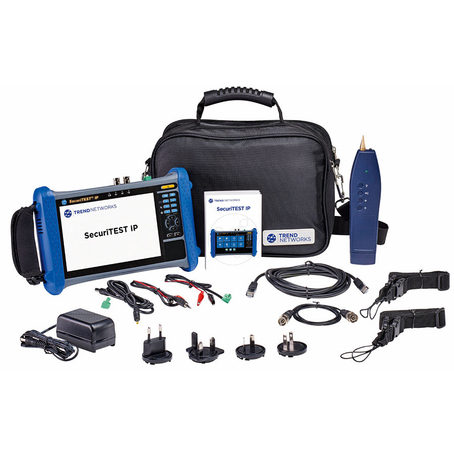 ST-171000 SimplyTEST SecuriTEST IP CCTV tester for digital IP analog and HD coax camera systems