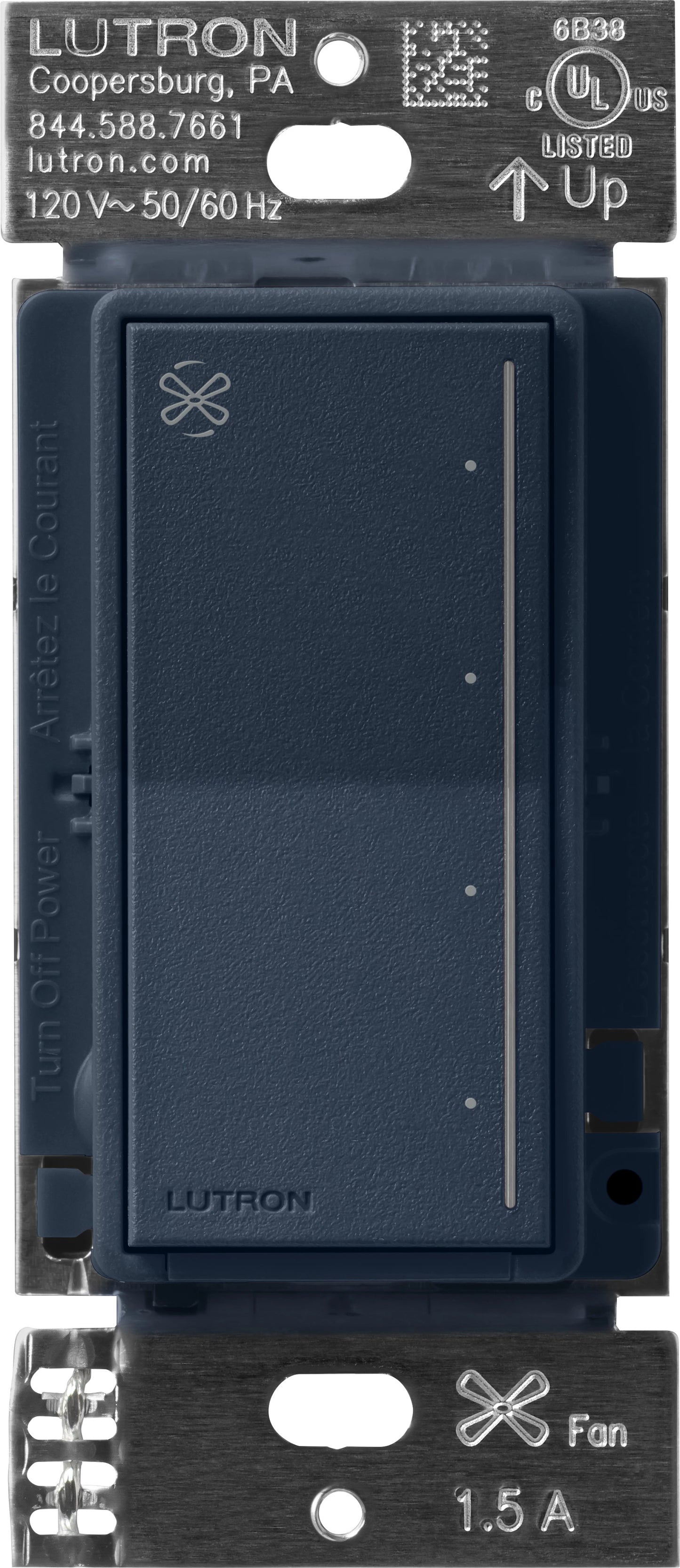 Lutron Sunnata Touch Fan Control, 4-Speed - Single Pole, Neutral Required | ST-FSQ-N